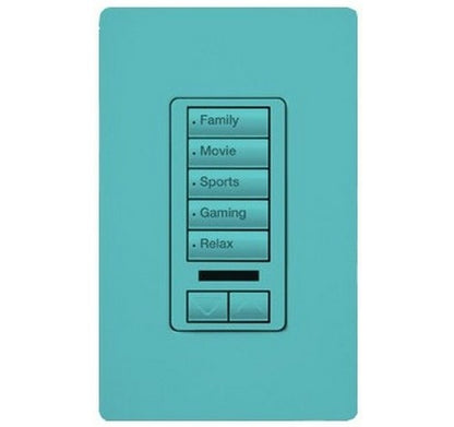Lutron RRD-W5BRLIR Series RadioRA® 2 Maestro® Wall-Mount Designer Keypad 120 VAC