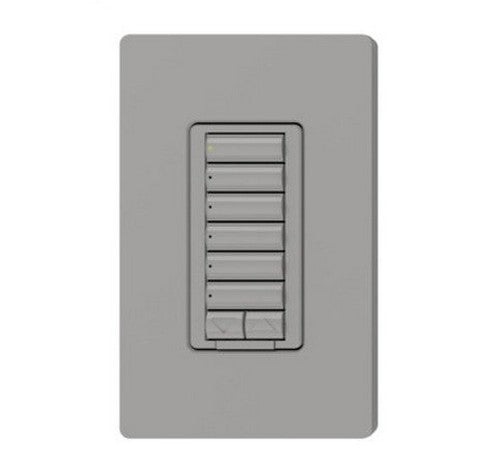 Lutron HQWD-W6BRL-WH Wall Mount 6 Button with Raise/Lower Keypad - White  for sale online