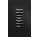 Lutron RRD-W7B-MN RadioRA 2 Maestro 7 Buttons Wall-Mount Midnight Keypad 120V