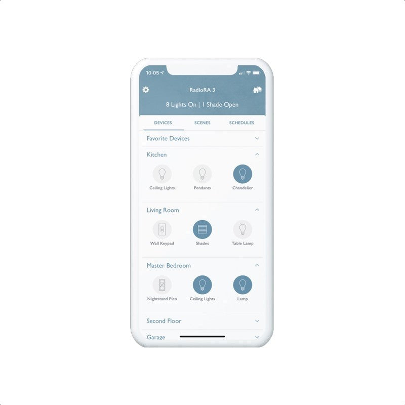 Lutron RRST-8ANS-LA Lutron RadioRA 3 Sunnata RF Switch - Light Almond