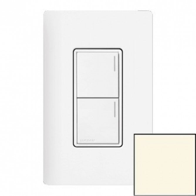 Lutron RRST-W2B-BI Lutron RadioRA 3 Sunnata Keypad - 2 Button - Biscuit Finish