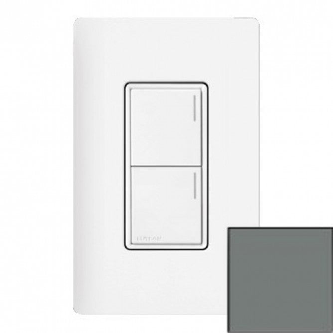 Lutron RRST-W2B-SL Lutron RadioRA 3 Sunnata Keypad - 2 Button - Slate Finish