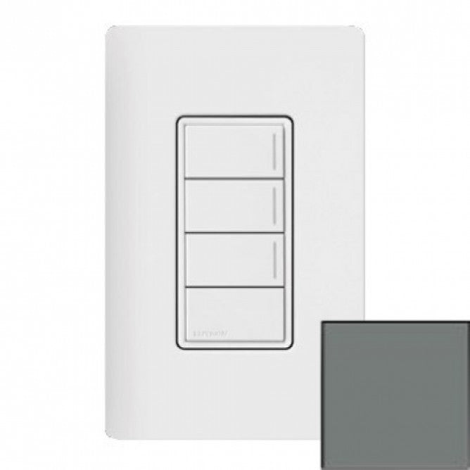 Lutron RRST-W3RL-SL Lutron RadioRA 3 Sunnata Keypad - 3 Button w/ Raise-Lower - Slate Finish