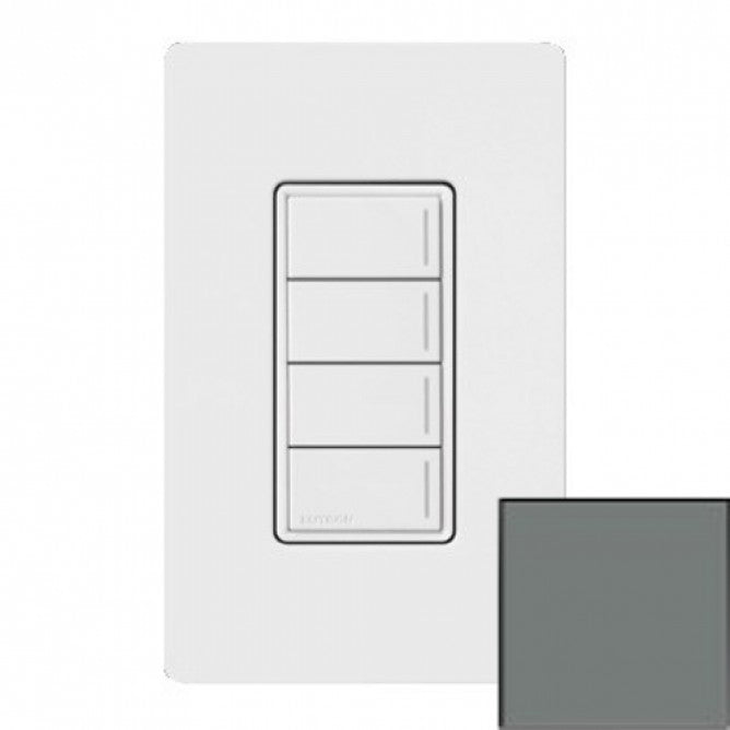 Lutron RRST-W4B-SL Lutron RadioRA 3 Sunnata Keypad - 4 Button - Slate Finish