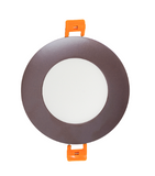 Westgate Lighting RSL4-MCT5-ORB 4" Round LED Ultra Slim Recessed Light, Multi Color Temperature, Oli-Rubbed Bronze Finish