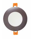 Westgate Lighting RSL6-MCT5-ORB 6" Round LED Ultra Slim Recessed Light, Multi Color Temperature, Oli-Rubbed Bronze Finish