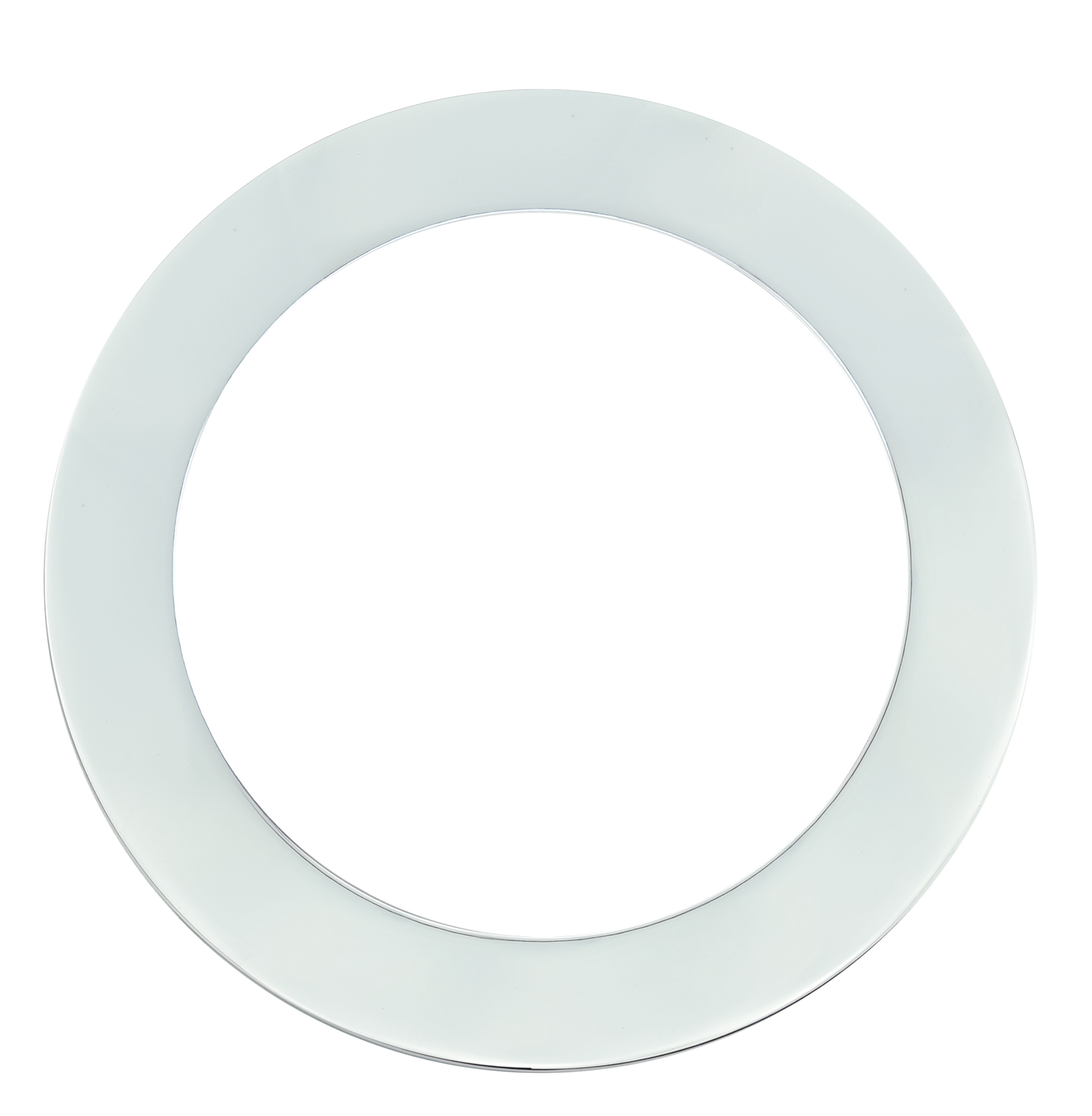 Westgate RSL6-TRM-CH LED 6 Inch Ultra Slim Round Recessed Light Clip on Trim Chrome Finish