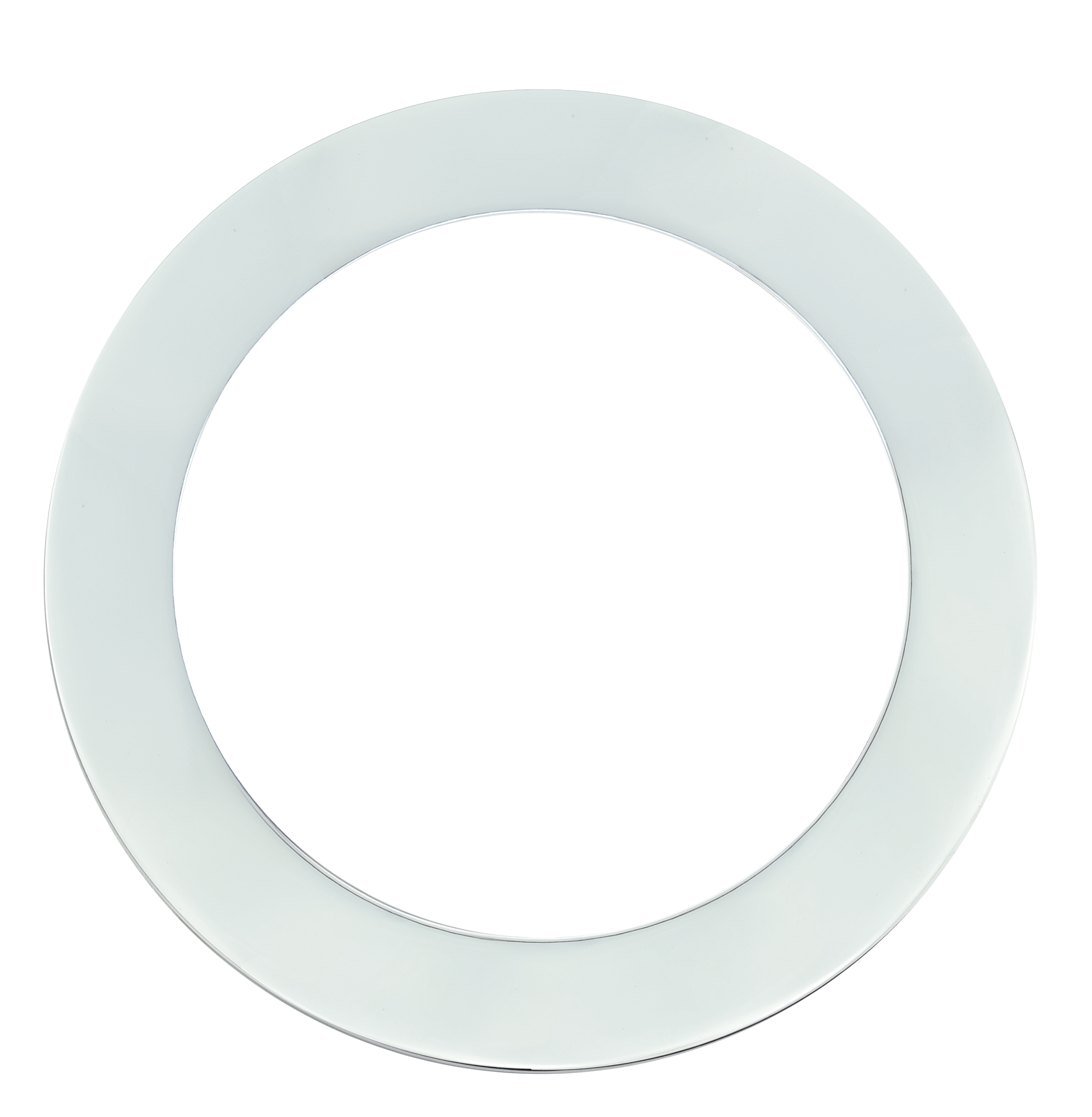 Westgate RSL6-TRM-CH LED 6 Inch Ultra Slim Round Recessed Light Clip on Trim Chrome Finish