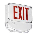 Westgate CWLEZXTE1RB Wet Location Combination Led Exit Sign & Led Emergency