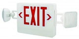 ELCO Lighting EE97HR LED Exit Sign and LED Emergency Light Combo Red Letters 120/277V