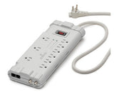 Leviton S2000-PTC 15A Office grade surge strip with ABS plastic enclosure And 6 ft cord with 5-15Pplug 120V AC