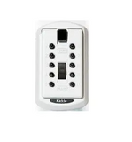Kidde S6 Key Safe Original Slimline Push 2-Key Holder, White