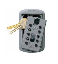 Kidde S6 Key Safe Original Slimline Push, Titanium