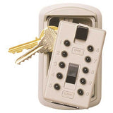 Kidde S6 Key Safe 2-Key Box Original Slimline Push, Clay