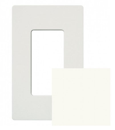 Lutron SC-1-BW Lutron Claro Screwless Wallplate - 1 Gang - Brilliant White Finish