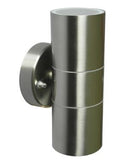 ABBA Lighting USA SCB06 LED Stainless Steel Cylinder Up Down Light 2 Directional Sconce Lighting