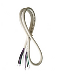 Westgate Lighting SCL-10FT-SJTW18/5 10 Foot Cord SJTW Conductor Roll, White Finish