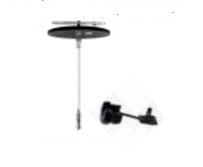 Westgate SCL-CS1P-12FT-NC-BK Adjustable 12 Foot 1/16 Inch Single Suspension Canopy Set With Keyhole End Connector Power Side Without Cord Black