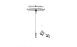 Westgate SCL-CS1P-12FT Adjustable 12FT 1/16in, 1.5mm Single Suspension, 5inch Canopy Set with keyhole End Connector, Power Side with Cord