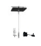 Westgate Lighting SCL-CSQ1P-6FT-NC-BK Adjustable 6ft 1/16" Single Square Suspension Kit, Black Finish