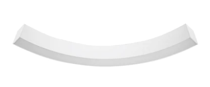 Westgate Lighting SCXC-Q48-25W-MCT4 48" SCX Series Quarter of LED Circle, Multi-Color Temperature, White Finish