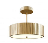 Alora Lighting SF361212VB LED Kensington 30W Semi Flush Mount Ceiling Light Vintage Brass Finish