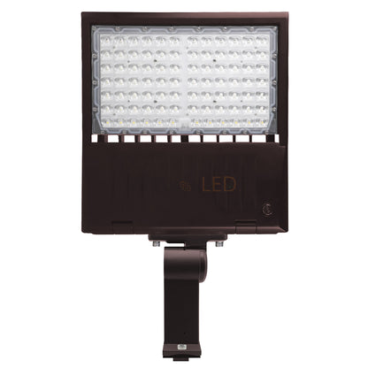 EnvisionLED LED-ARL2-3P100W-TRI-BZ-SFA-UNV LED Area light 3CCT + 3Power Selectable, Slip Fitter and Straight Arm Bronze Finish