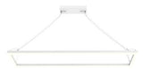 Westgate Lighting SFL-4FT-60W-MCTP Power & CCT-Adjustable Led Suspended Frame Fixtures 1X4 TU - LED Commercial Lighting, 120~277V, White Finish