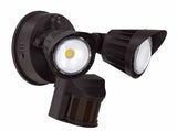 Westgate Lighting SL-20W-MCT-BZ-P LED 20W Security Lights With PIR Sensor 120V AC Dark Bronze Finish