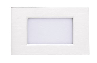 Westgate Lighting SLE-F-12V-MCT-WH Model F - Selectable CCT LED Integrated Step Lights, 3.5W, 30K/40K/50K, White Finish