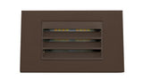 Westgate SLE-LH-12V-MCT-ORB Model-LH LED Integrated Step Light Horizontal Louver, Multi-Color Temperature, Wattage 5w, Oil Rubbed Bronze Finish
