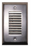 Westgate SLT-LV-ORB LED Step Light Face Plate Precision Cast Aluminum Vertical Louver Oil Rubbed Bronze Finish