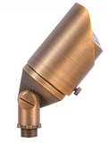 ABBA Lighting USA SPB05-NB Adjustable LED Low Voltage Outdoor Spot Light MCT, Natural Brass Finish