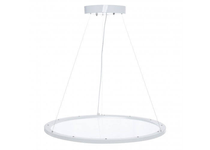 Westgate Lighting SRPL-40W-MCT-D, 23 Inch Architectural Round Suspended Clear Panel 40W MCT 3500K/4000K/5000K 0-10V Dimming