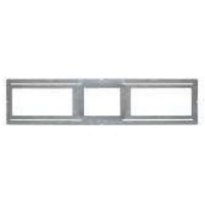 Westgate SSL4-RI LED 4 Inch Square Rough-In Plate 26 Inch Long White Powder Coat Finish