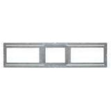 Westgate SSL6-RI LED 6 Inch Square Rough-In Plate 26 Inch Long White Powder Coat Finish