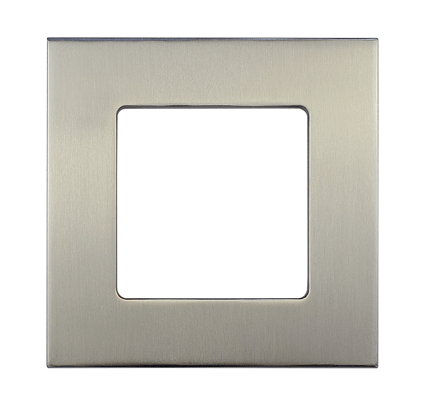Westgate SSL4-TRM-BN LED 4 Inch Ultra Slim Square Recessed Light Clip on Trim Brushed Nickel Finish