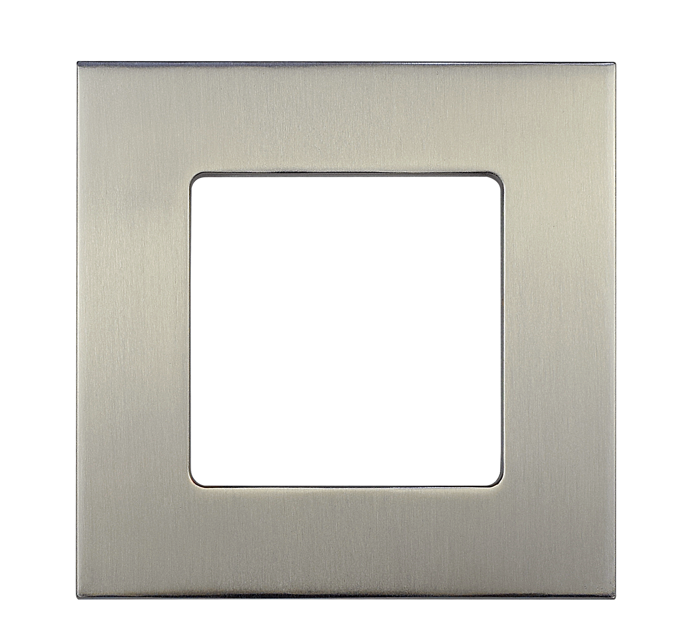 Westgate SSL4-TRM-BN LED 4 Inch Ultra Slim Square Recessed Light Clip on Trim Brushed Nickel Finish