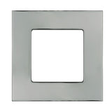 Westgate SSL6-TRM-CH 6 Inch LED Ultra Slim Square Recessed Light Clip-on Trim Chrome Finish