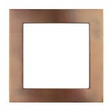 Westgate SSL6-TRM-CU 6 Inch LED Ultra Slim Square Recessed Light Clip-on Trim Copper Finish