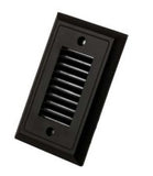 Core Lighting ST400-VL-BZ Indoor / Outdoor Dimmable LED Steplight Model ST400, Vertical Louver, Bronze Finish