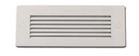 Core Lighting ST800-HL-WH LED Indoor/Outdoor Step Light Model ST800, Faceplate Type Horizontal Louver, White Finish