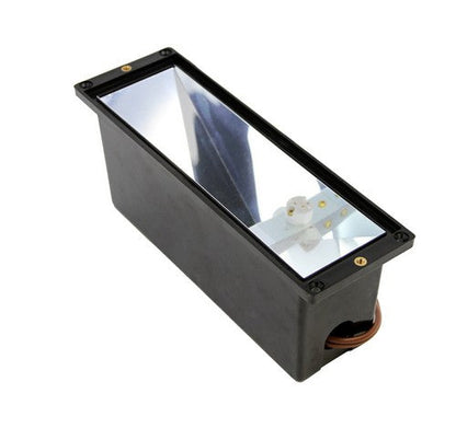 ABBA Lighting USA 3W STB03-DB Cast Brass Edge Step Light With 20" Wire Lead 12V AC / DC Dark Brass Finish