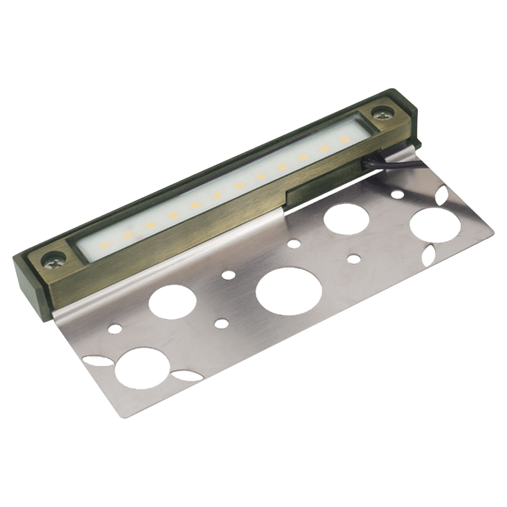 ABBA Lighting USA STB12-3000K Heavy Duty Cast Brass Step Light 3000K