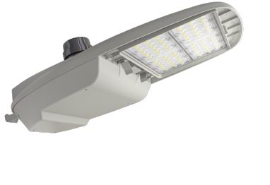 Westgate Lighting STL3-150W-50K LED 150W Street/Roadway Light with NEMA Twist-Lock Photocell Socket Light Grey Finish