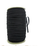 Knitted Elastic 1" Wide 50 Yard Roll Black