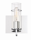 Eurofase Lighting 34133-019 LED Pista 6 inch Sconce Wall Light Chrome Finish