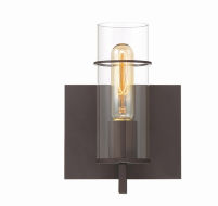 Eurofase Lighting 34133-026 LED Pista 6 inch Sconce Wall Light Bronze Finish