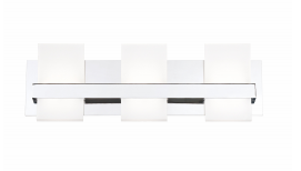 Eurofase Lighting 35655-015 LED Cambridge 21 inch Vanity Wall Light Chrome Finish