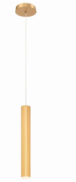 Eurofase Lighting 35704-041 LED Baldwin 2 inch Pendant Ceiling Light Gold Finish